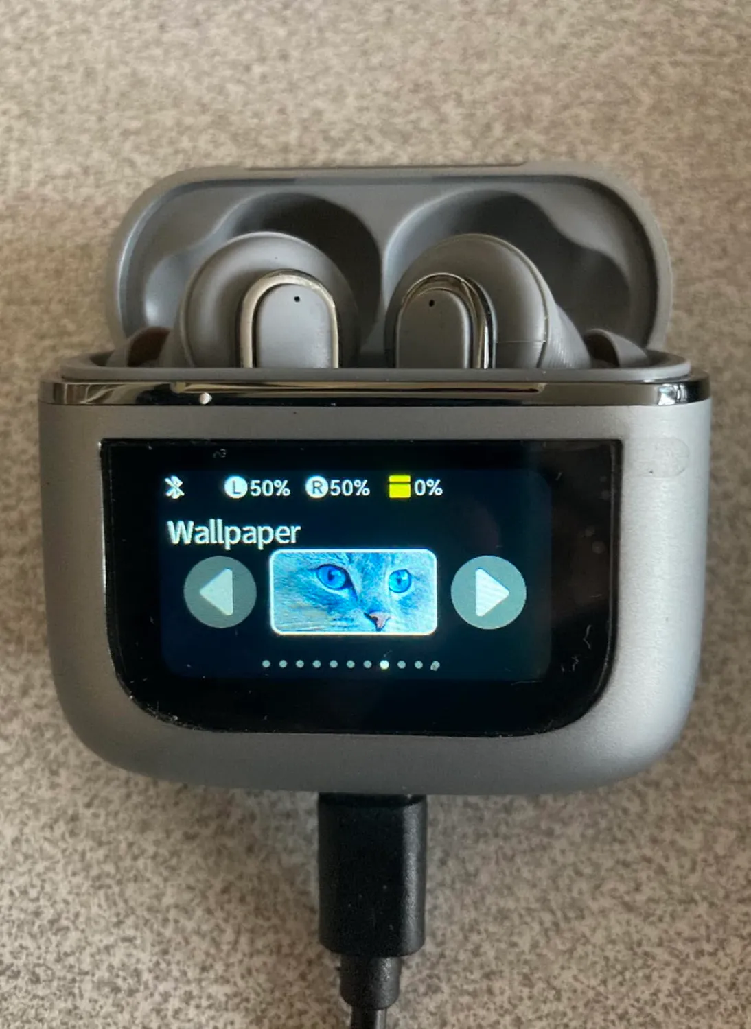 Soundswealth écouteurs Bluetooth 5.4 gris ANC 24h