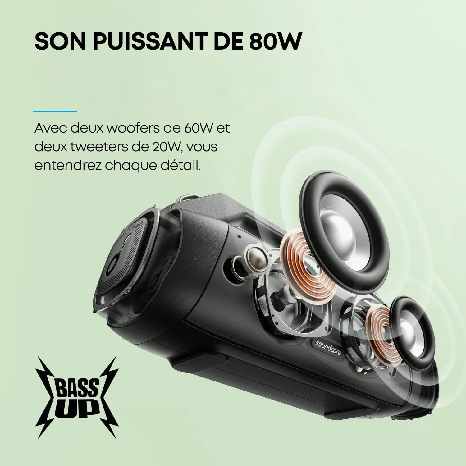 Soundcore Motion Boom Plus enceinte Bluetooth 80W IP67