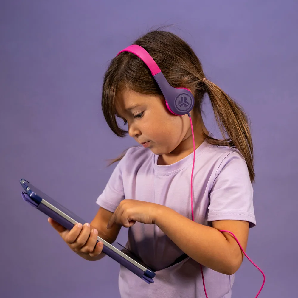 JLab JBuddies Pop casque enfant filaire rose volume limité