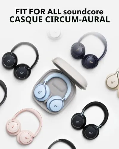 Soundcore étui casque rigide compatible Space One noir