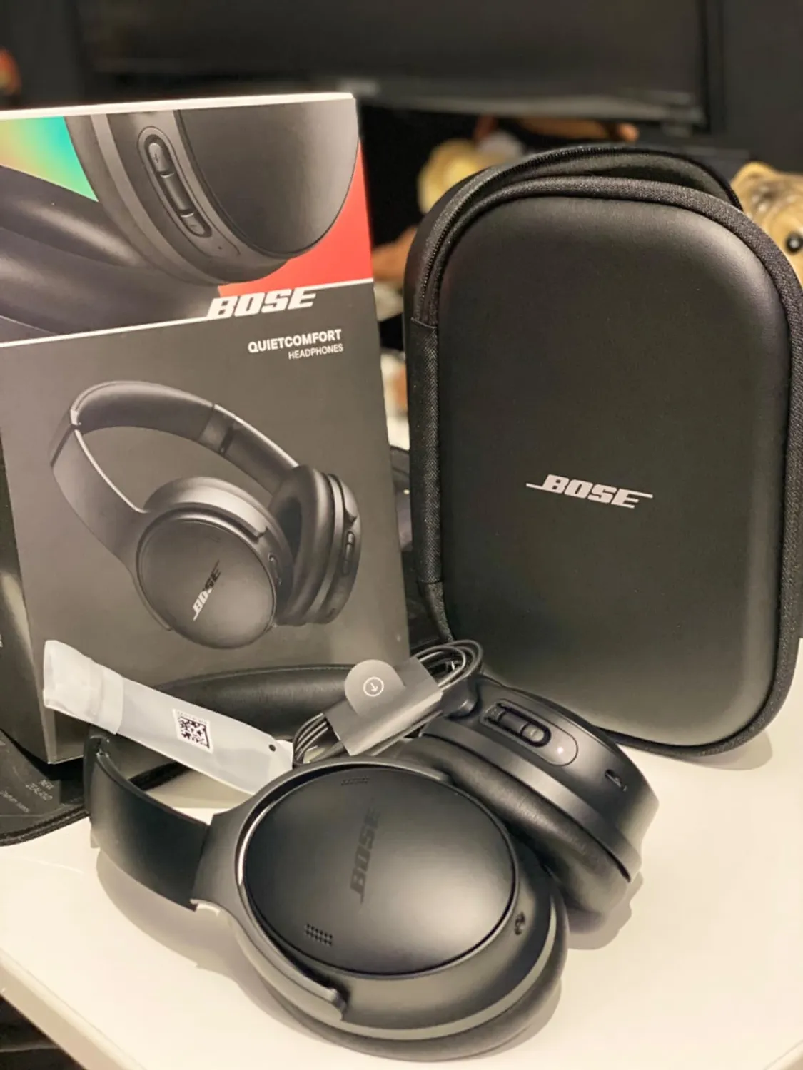 Bose QuietComfort casque sans fil noir réduction bruit