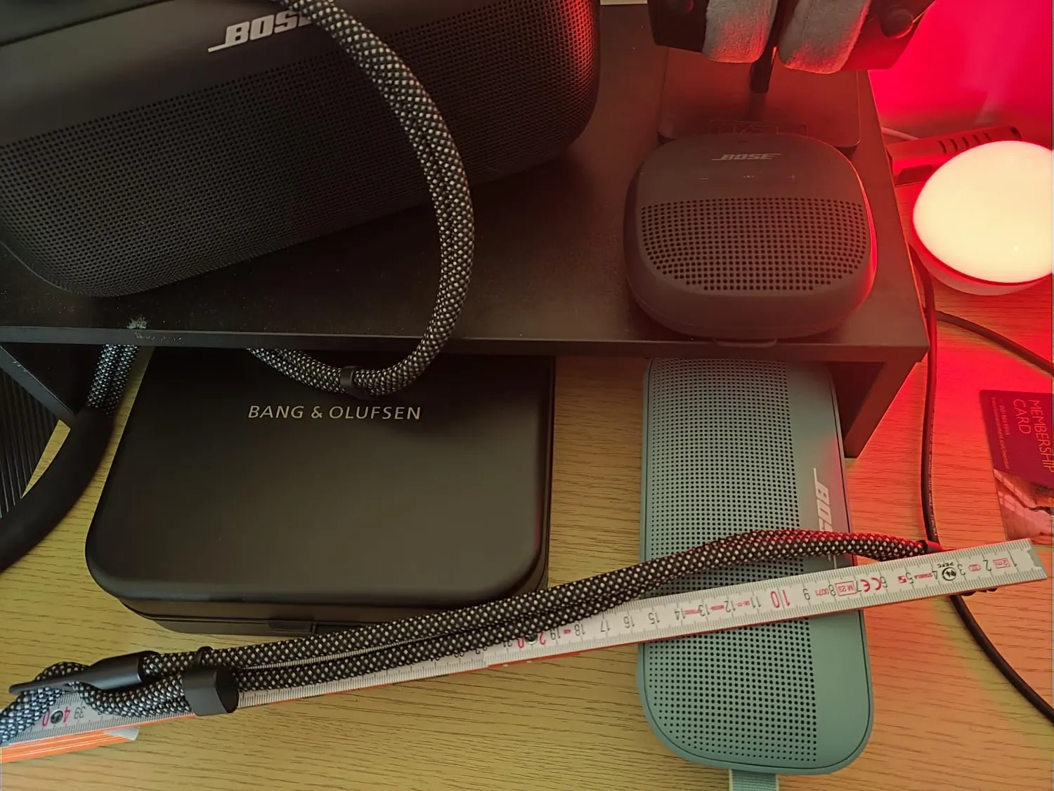Bose SoundLink Max sangle transport bleu corde
