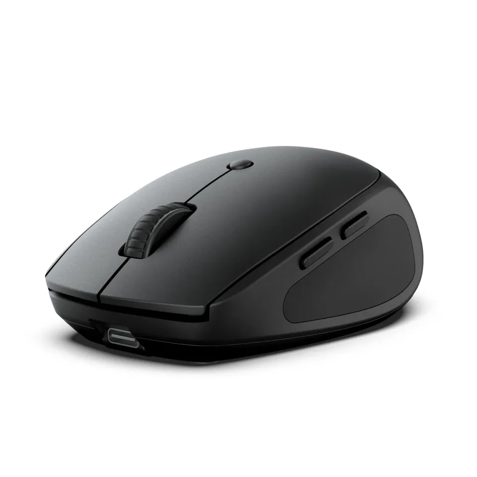 JLab GO Charge souris sans fil noire silencieuse