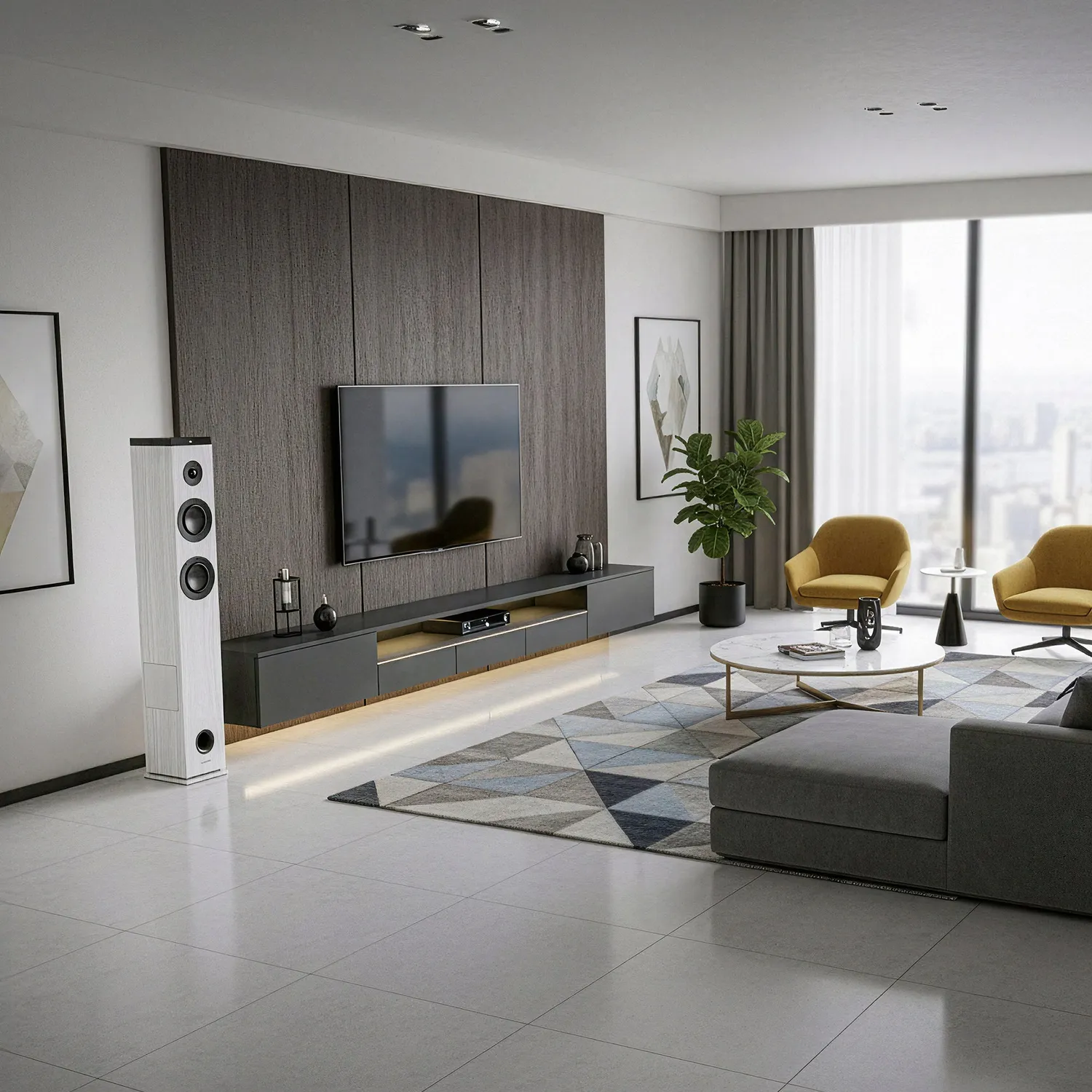 Energy Sistem Tower 5 MAX tour de son Ivory 65 W