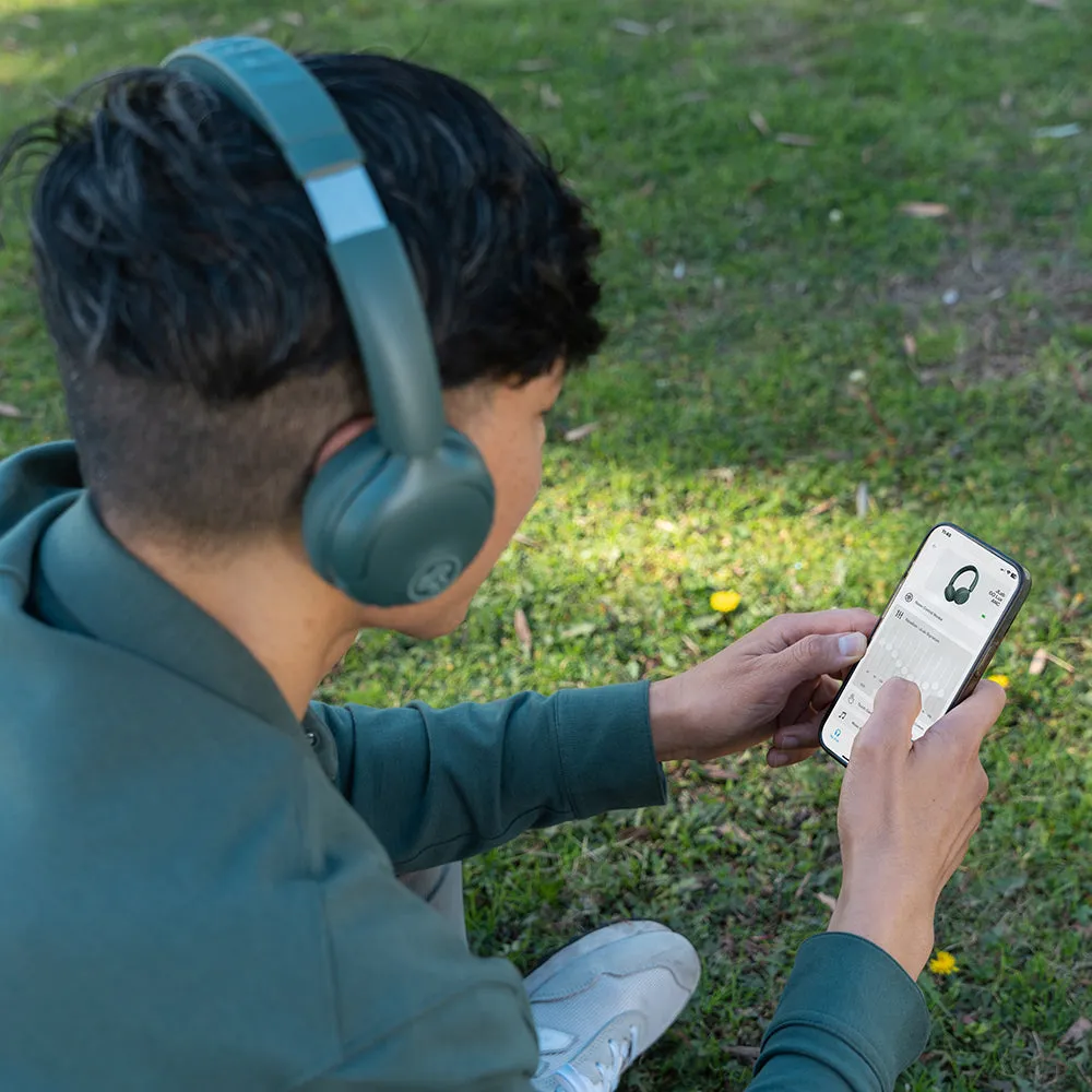 JLab Go Lux ANC casque Bluetooth sage 70h