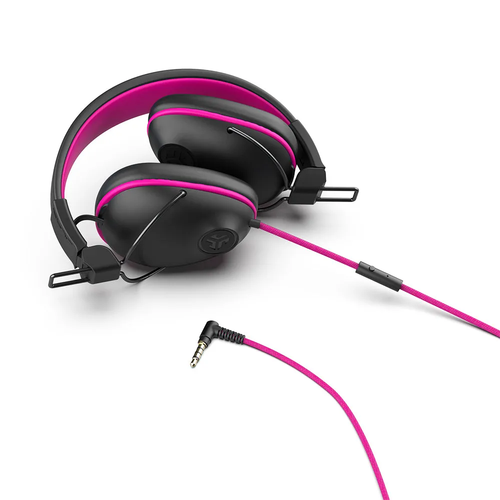 JLab JBuddies Pro casque filaire enfant rose 85dB