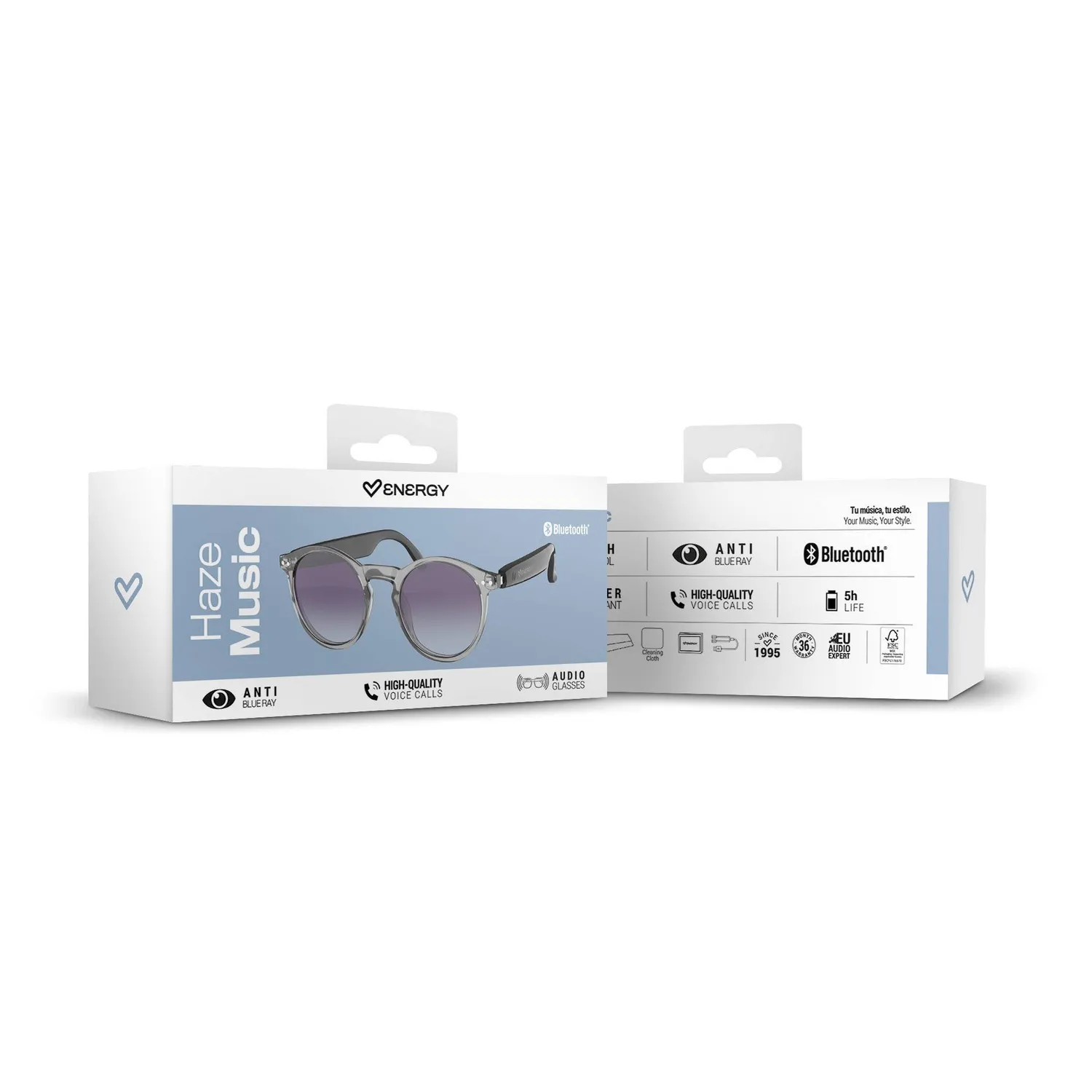 Energy Sistem Haze Music lunettes bluetooth Grey UV400