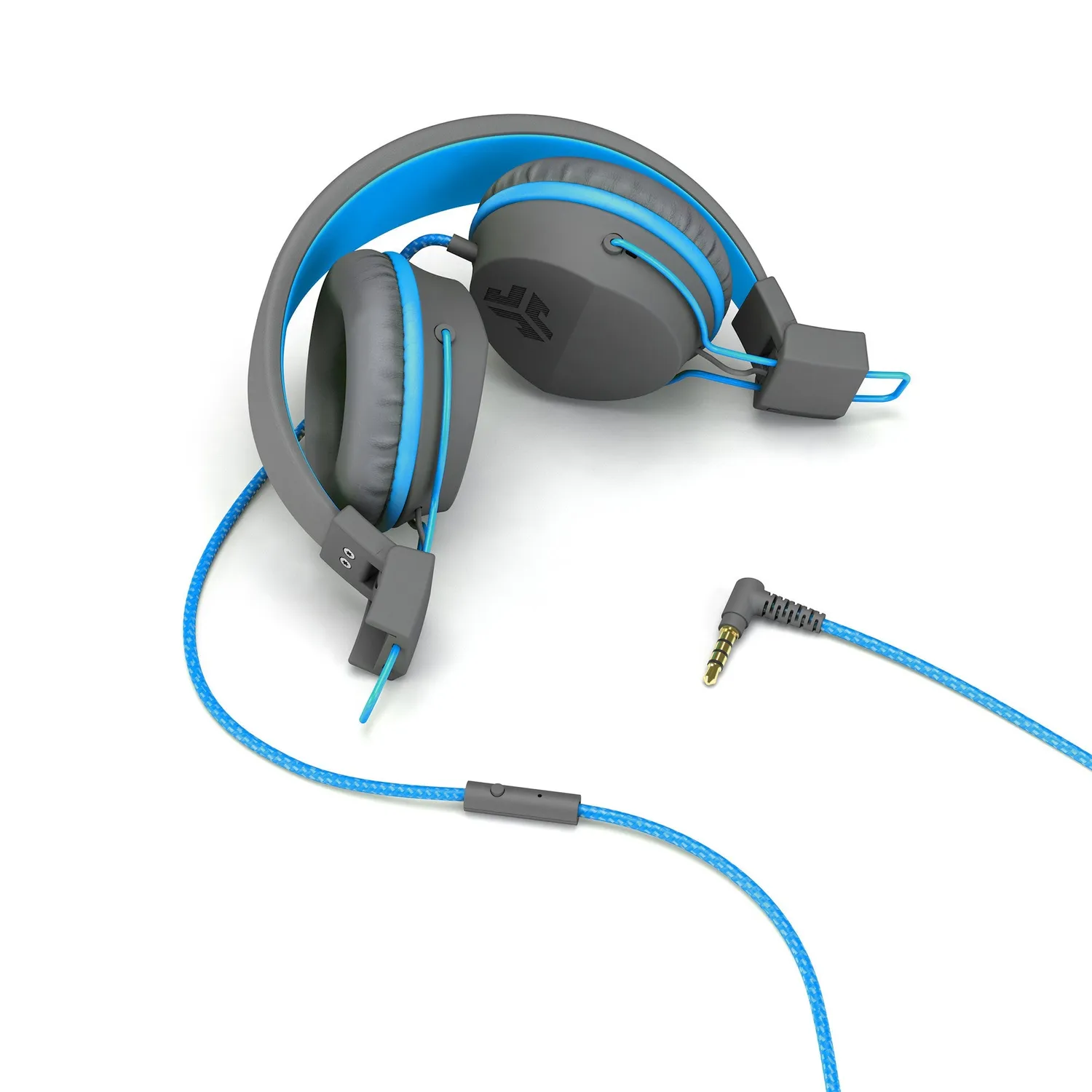 JLab Neon casque filaire graphite bleu C3