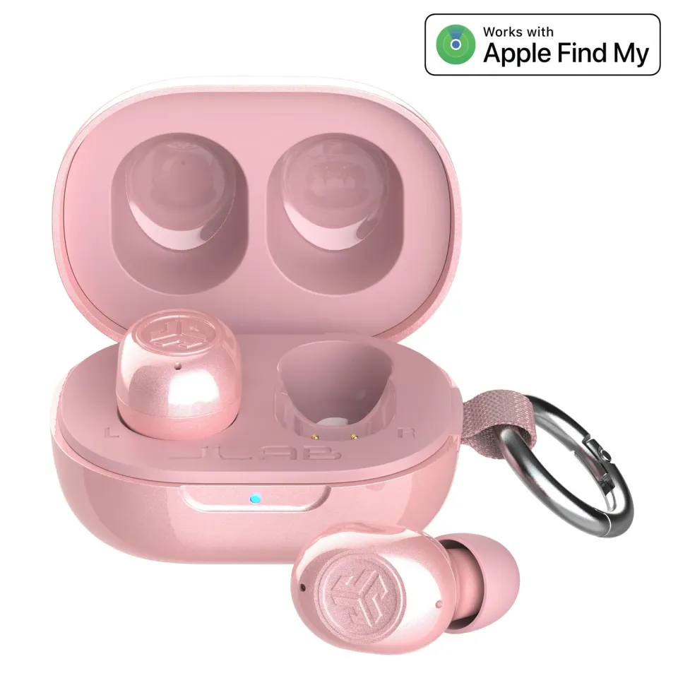 JLab JBuds Mini ANC ecouteurs bluetooth rose blush