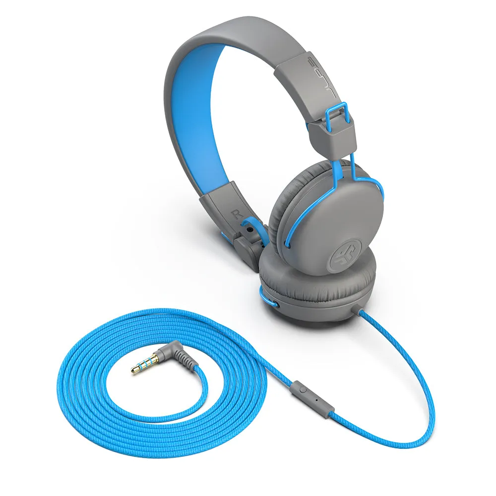 JLab Studio casque filaire on-ear Graphite Blue C3