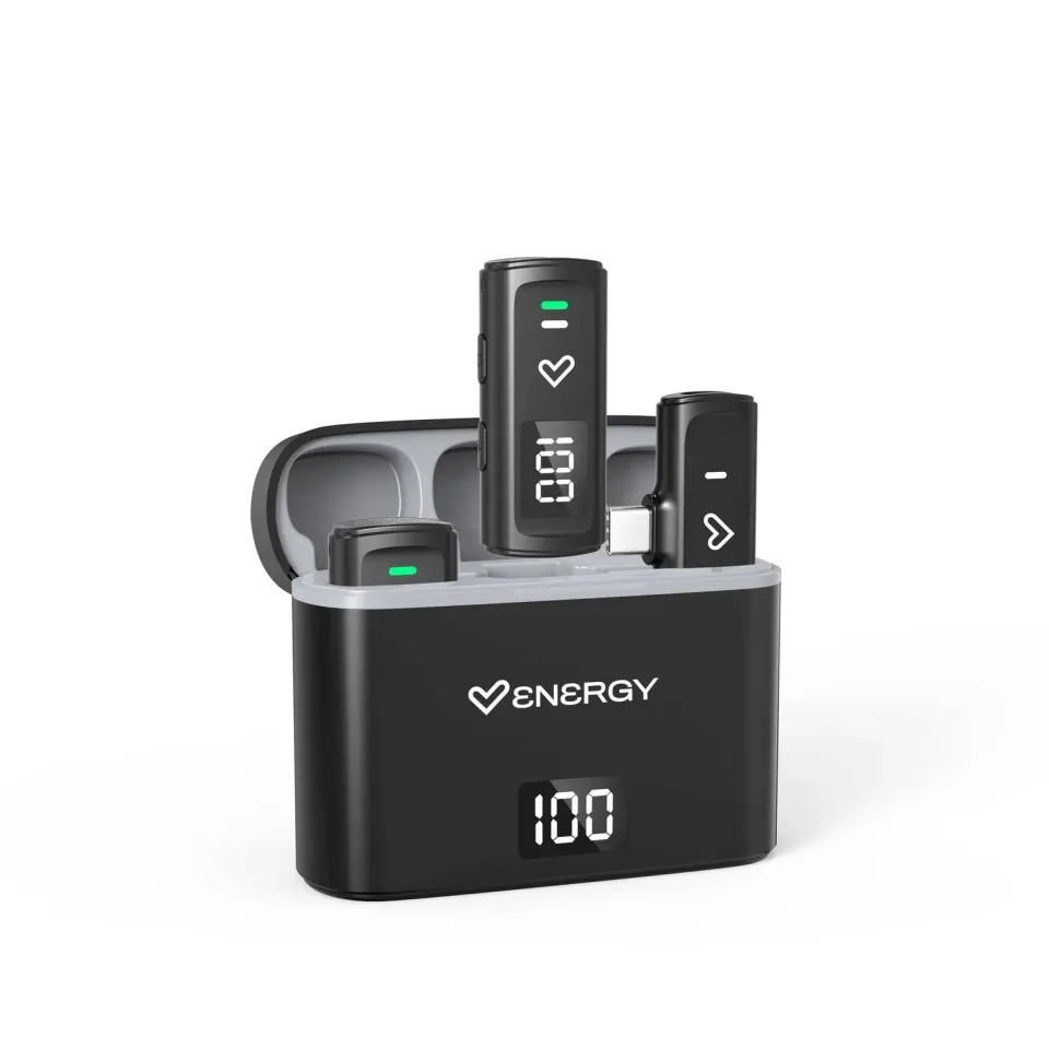 Energy Sistem Mic Duo Streaming micro Black sans fil