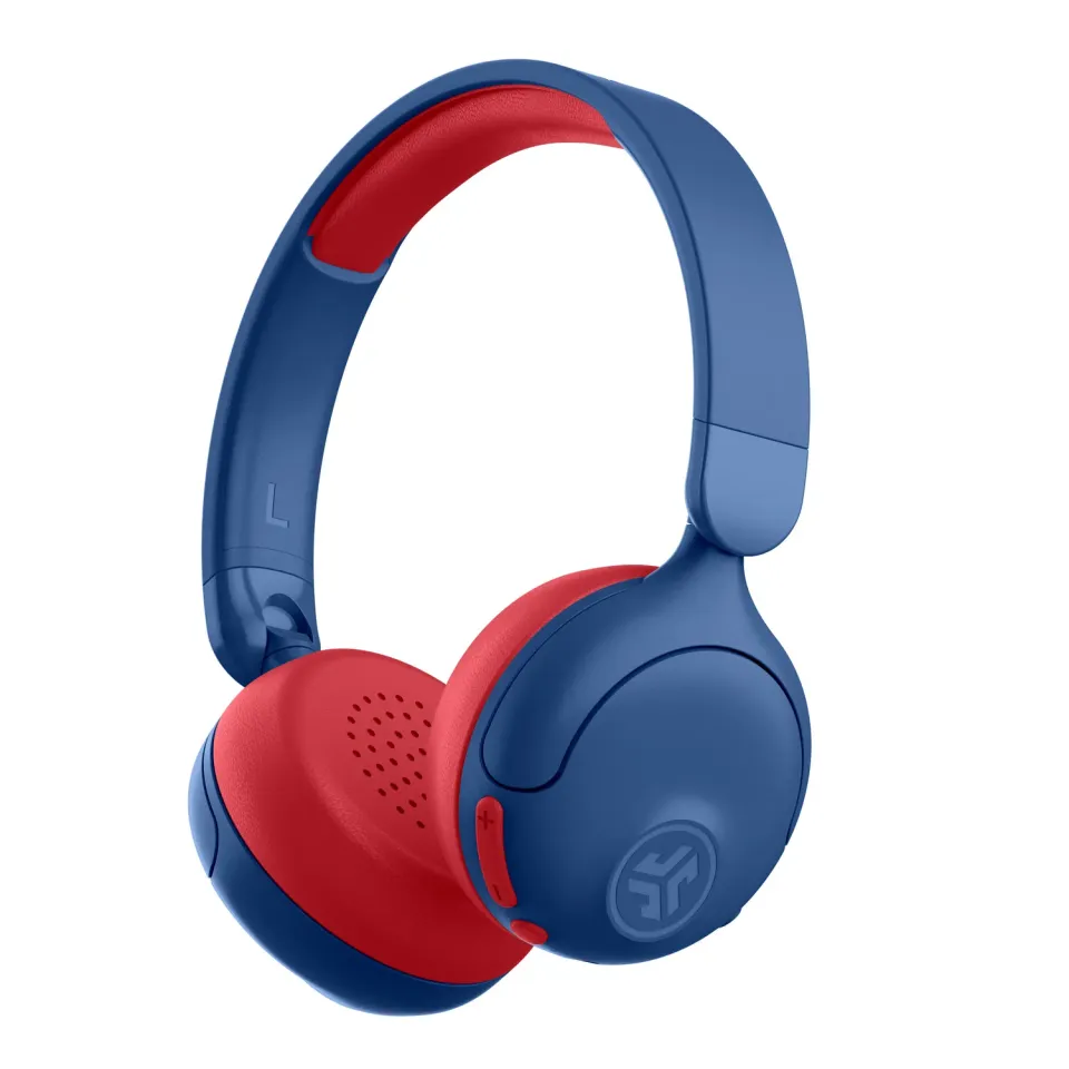 JLab JBuddies ANC casque enfant bleu/rouge réduction bruit