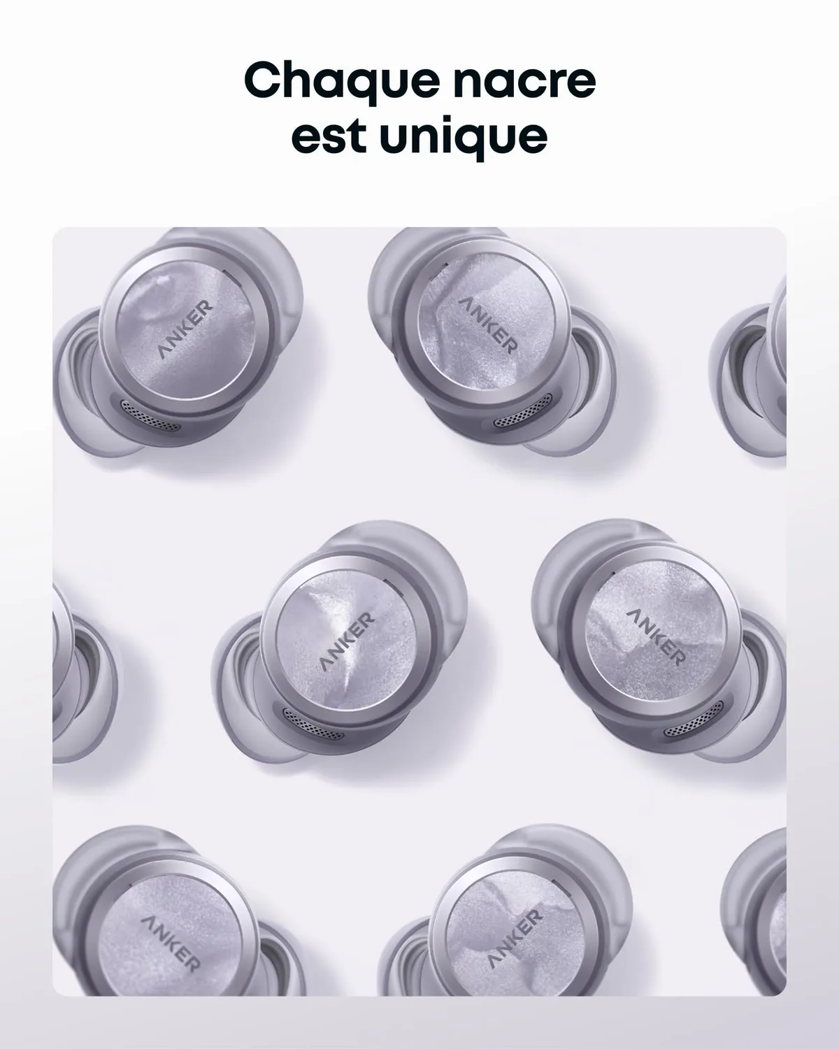 soundcore Liberty Buds 2 écouteurs Bluetooth violet nacre ANC
