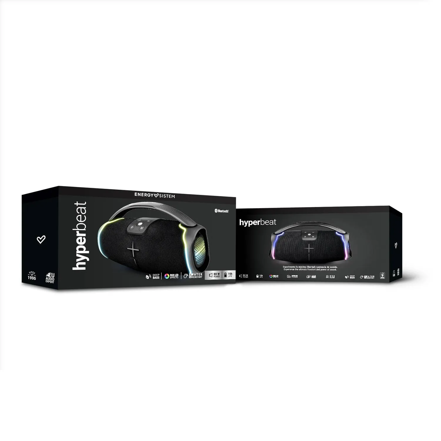 Energy Sistem HyperBeat enceinte Bluetooth noir 80 W LED