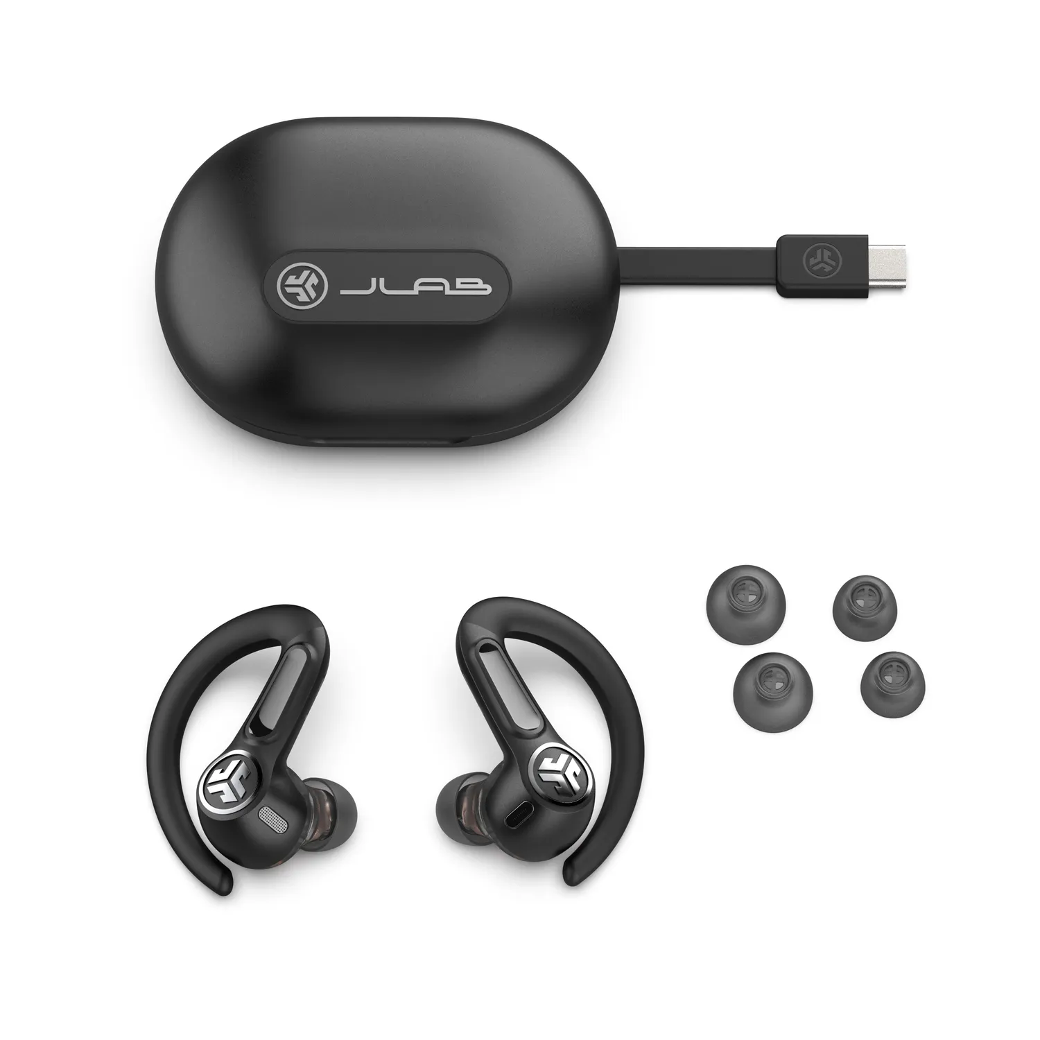 JLab Epic Sport ANC 3 ecouteurs bluetooth noir LDAC