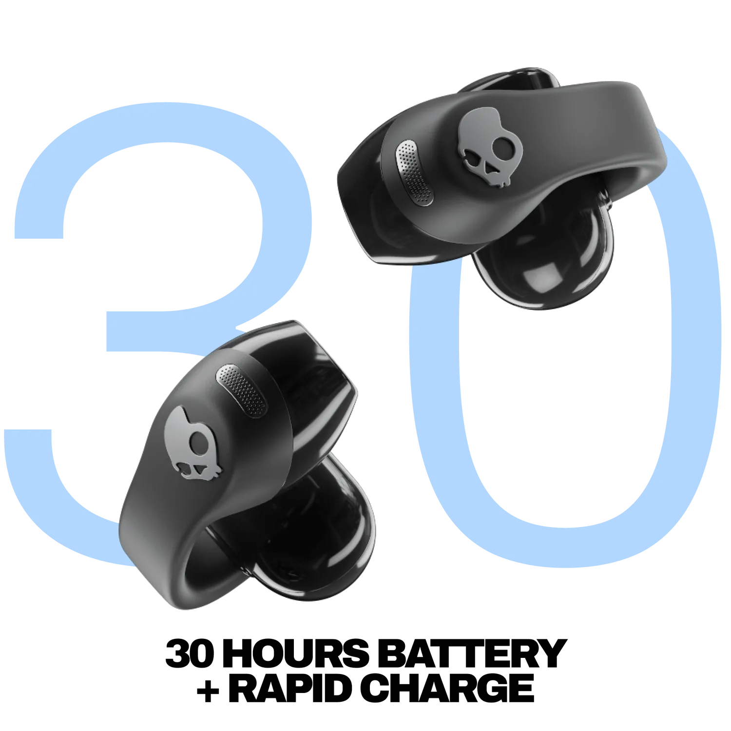 Skullcandy Push 720 Open écouteurs sans fil Bone/Gold ouverts