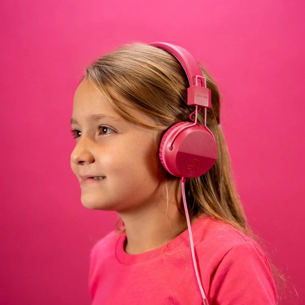 JLab JBuddies Studio casque enfant USB-C rose 85dB
