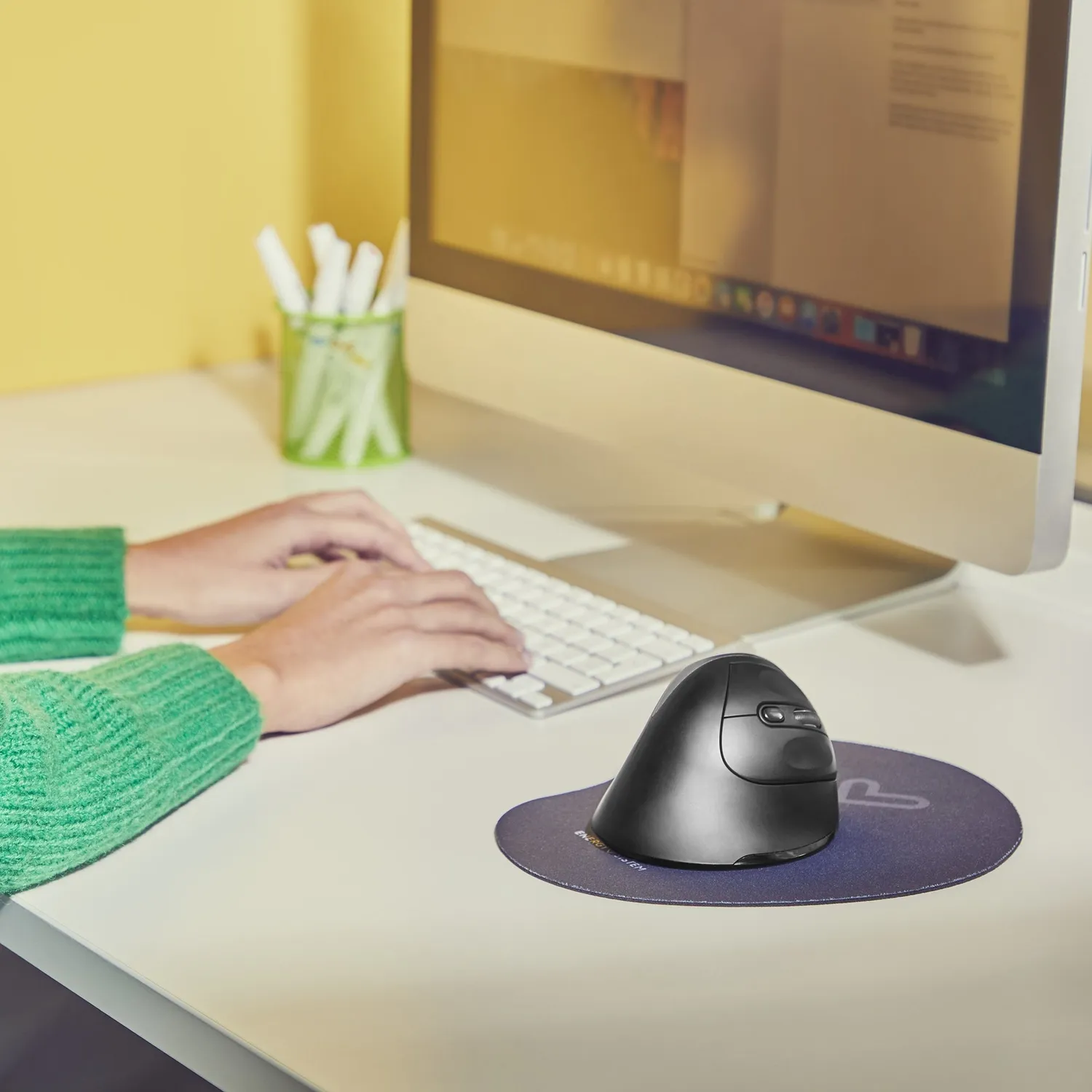 Energy Sistem Office 5 souris verticale sans fil Noir