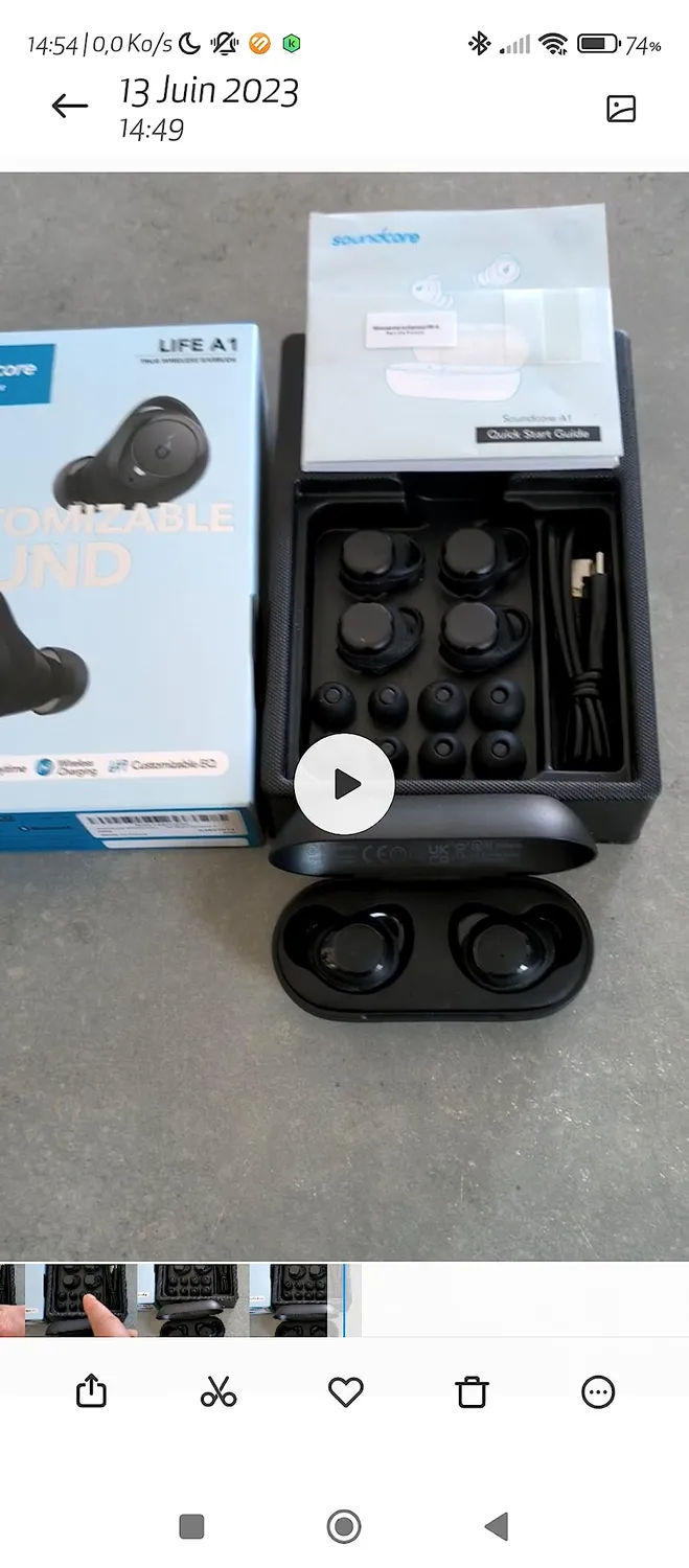 Soundcore Life A1 écouteurs Bluetooth sport IPX7 35H