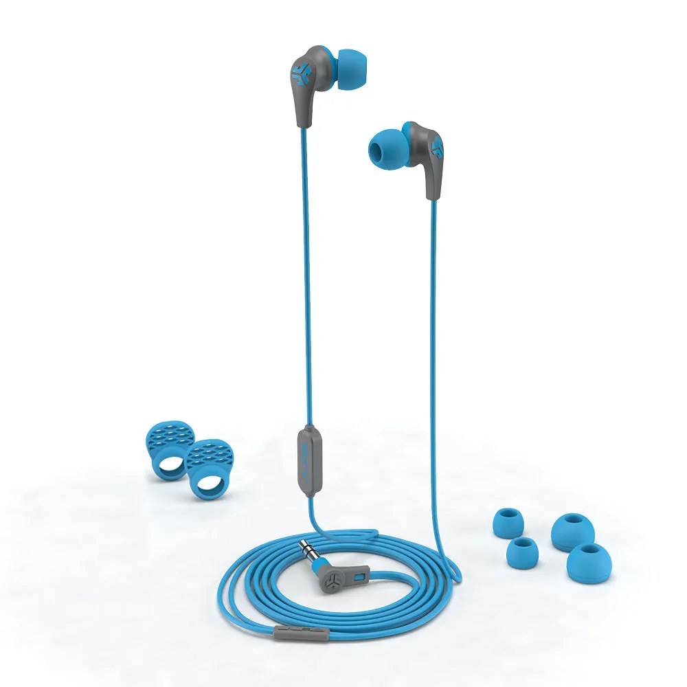JLab JBuds Pro Signature écouteurs filaires bleu confort