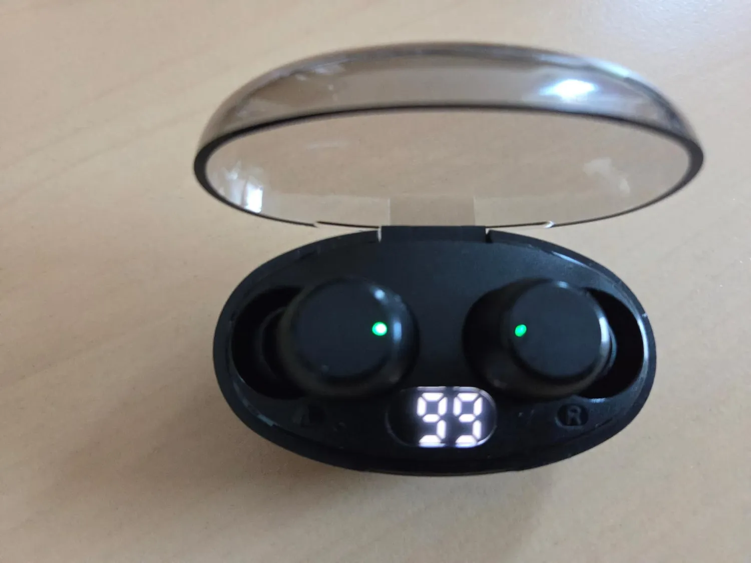 Soundswealth Mini écouteurs Bluetooth noir 18H LED