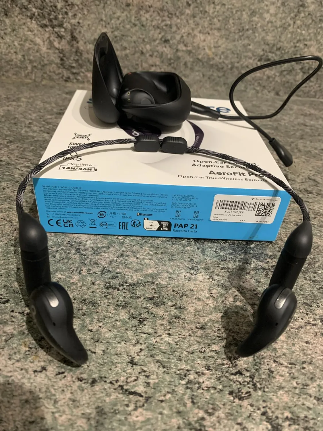 Soundcore AeroFit Pro écouteurs open-ear blanc forêt LDAC