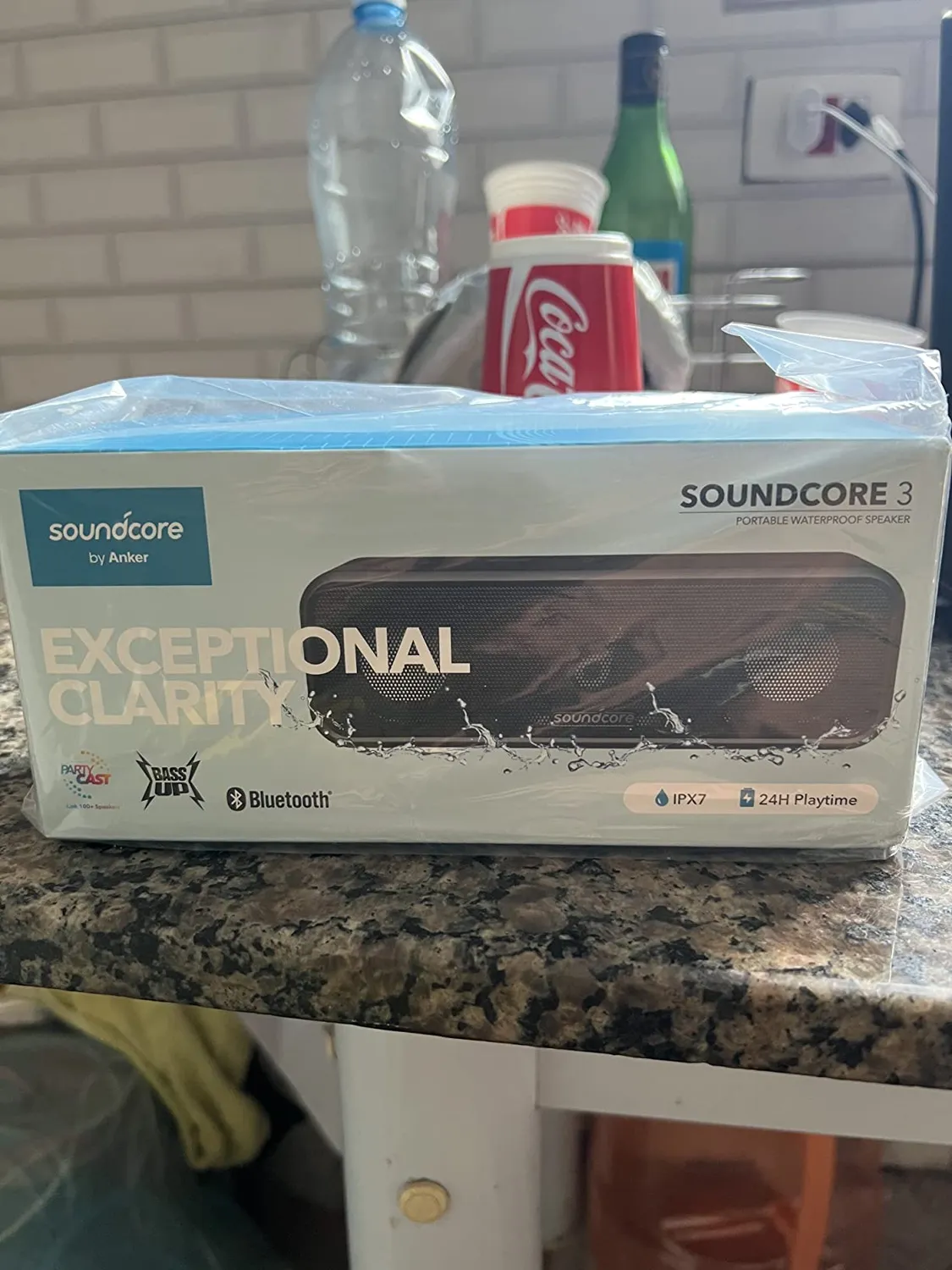 Soundcore 3 A3117 enceinte Bluetooth noire IPX7
