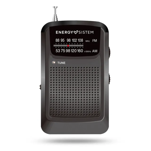 Energy Sistem Pocket radio portable noire AM/FM piles