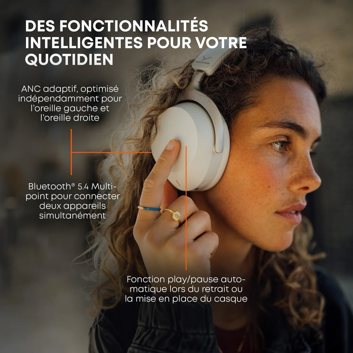beyerdynamic AVENTHO 300 casque Bluetooth noir ANC 50h