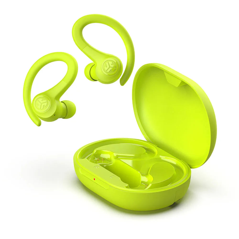 JLab GO Sport+ écouteurs sport jaune crochets IP55