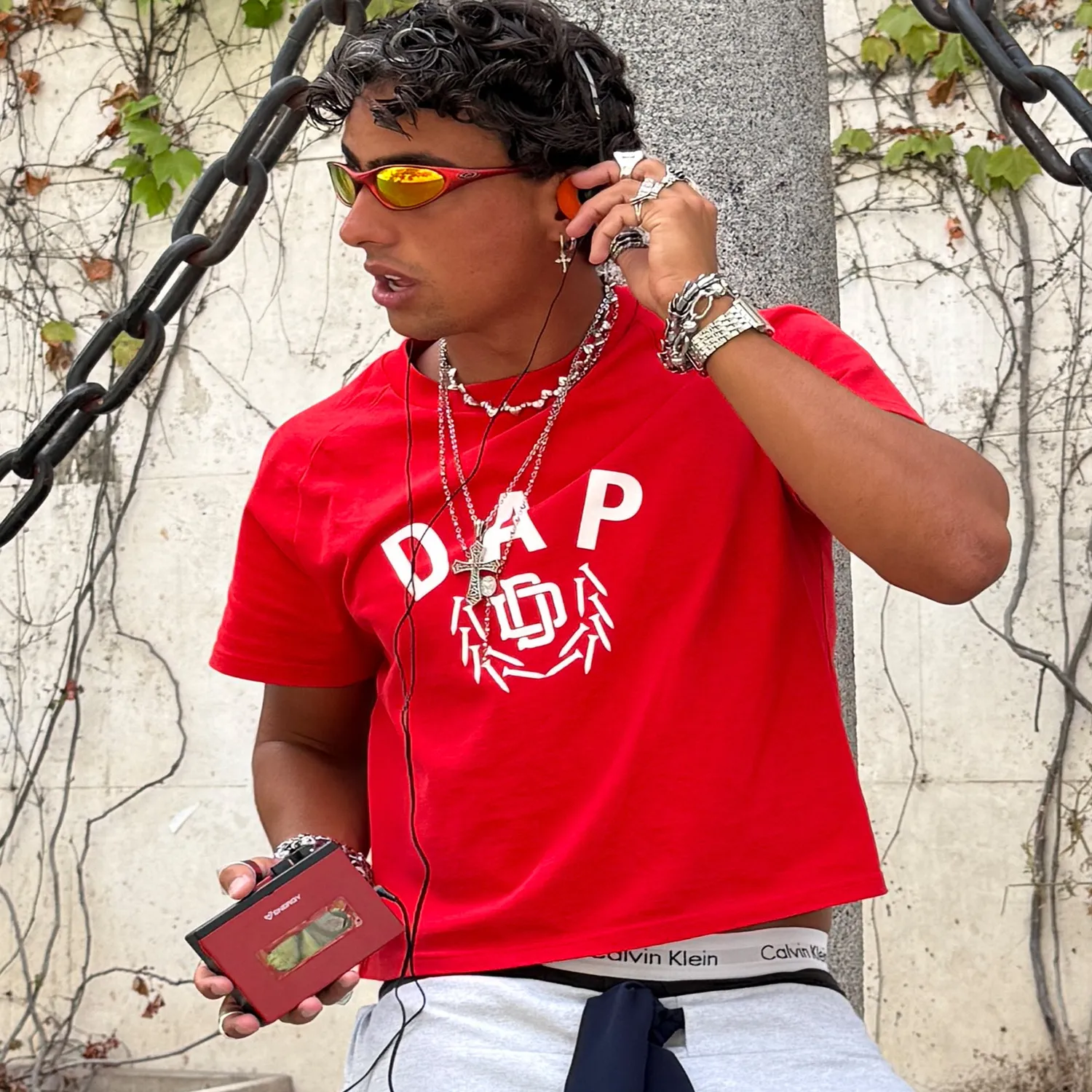 Energy Sistem Portable Cassette Player lecteur rouge Bluetooth