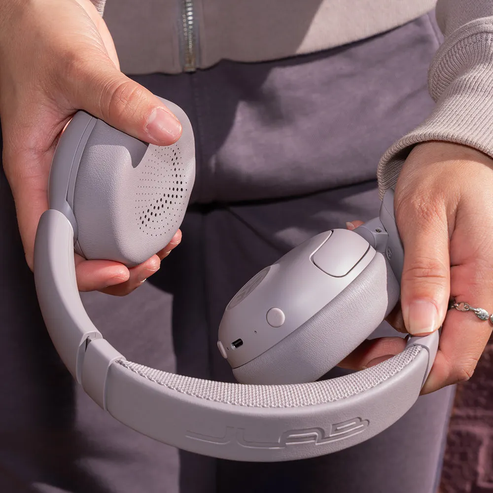 JLab GO Lux ANC casque bluetooth mauve 70h