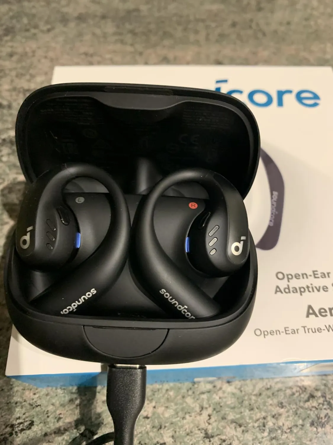 Soundcore AeroFit Pro écouteurs open-ear blanc forêt LDAC