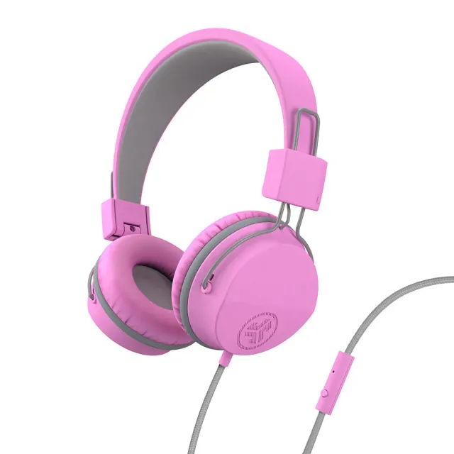 JLab JBuddies Studio casque enfant filaire rose 85dB