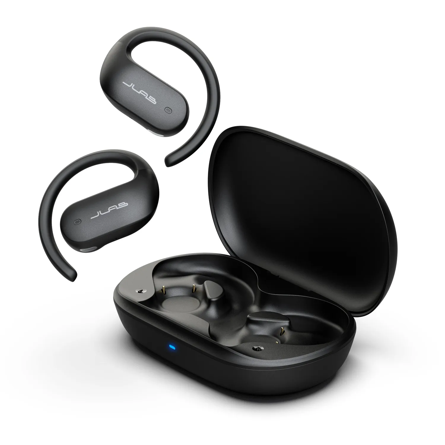 JLab JBuds Open Sport écouteurs bluetooth noir tour d'oreille