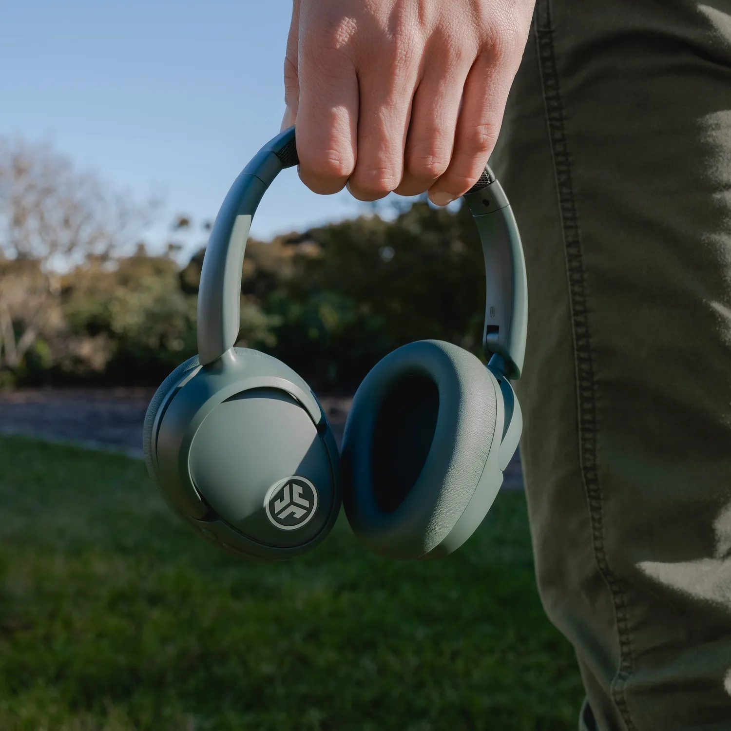 JLab JBuds Lux ANC casque supra-auriculaire Sage 35 dB