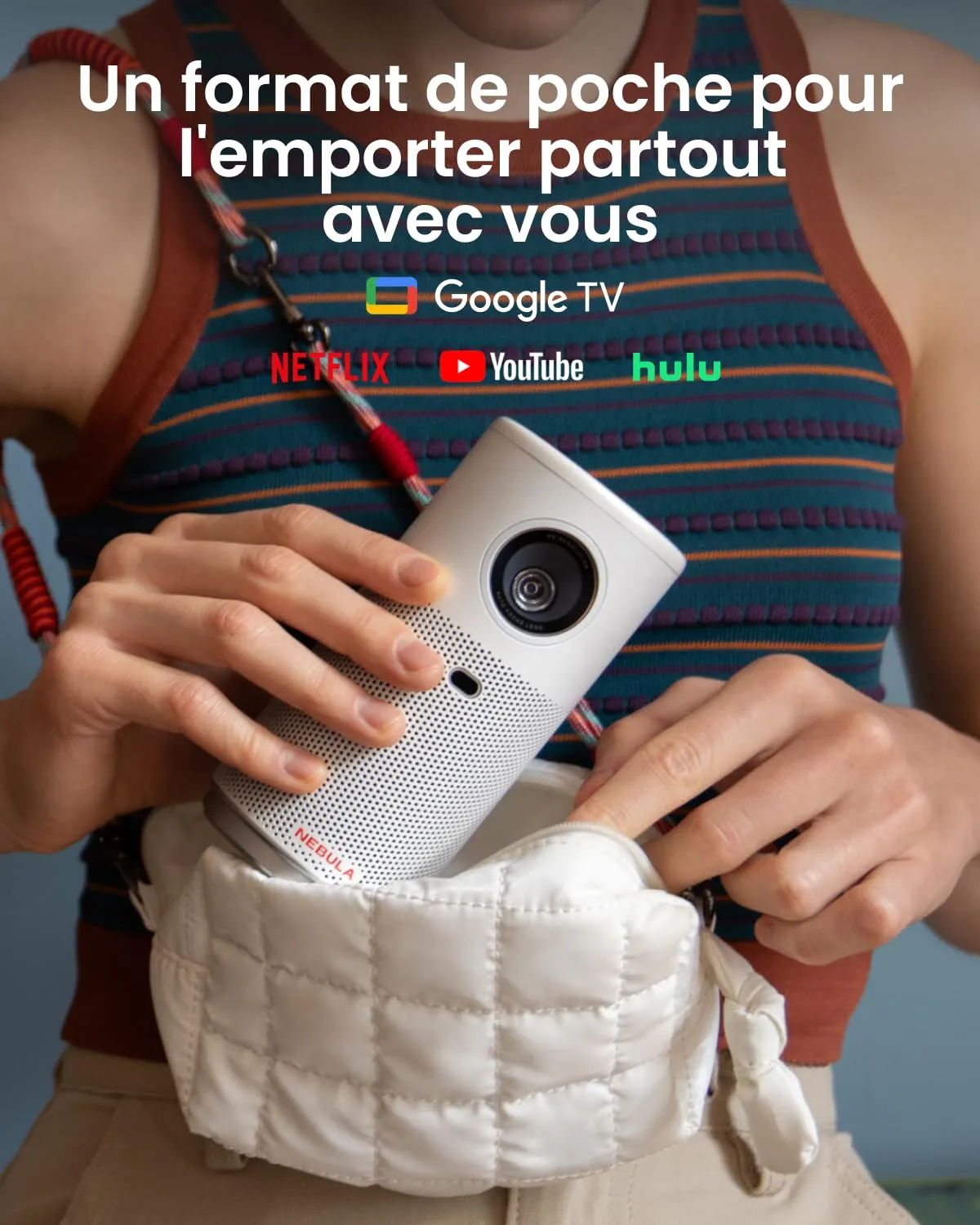 Anker Nebula Capsule Air vidéoprojecteur Google TV Netflix