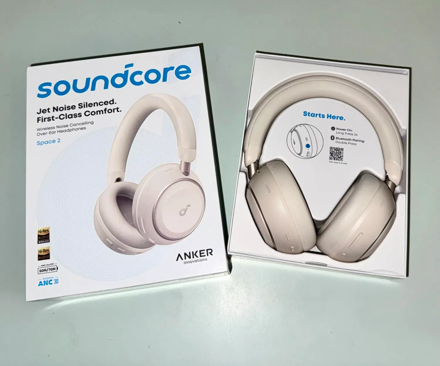 Soundcore Space 2 casque Bluetooth Vert réduction bruit 70h