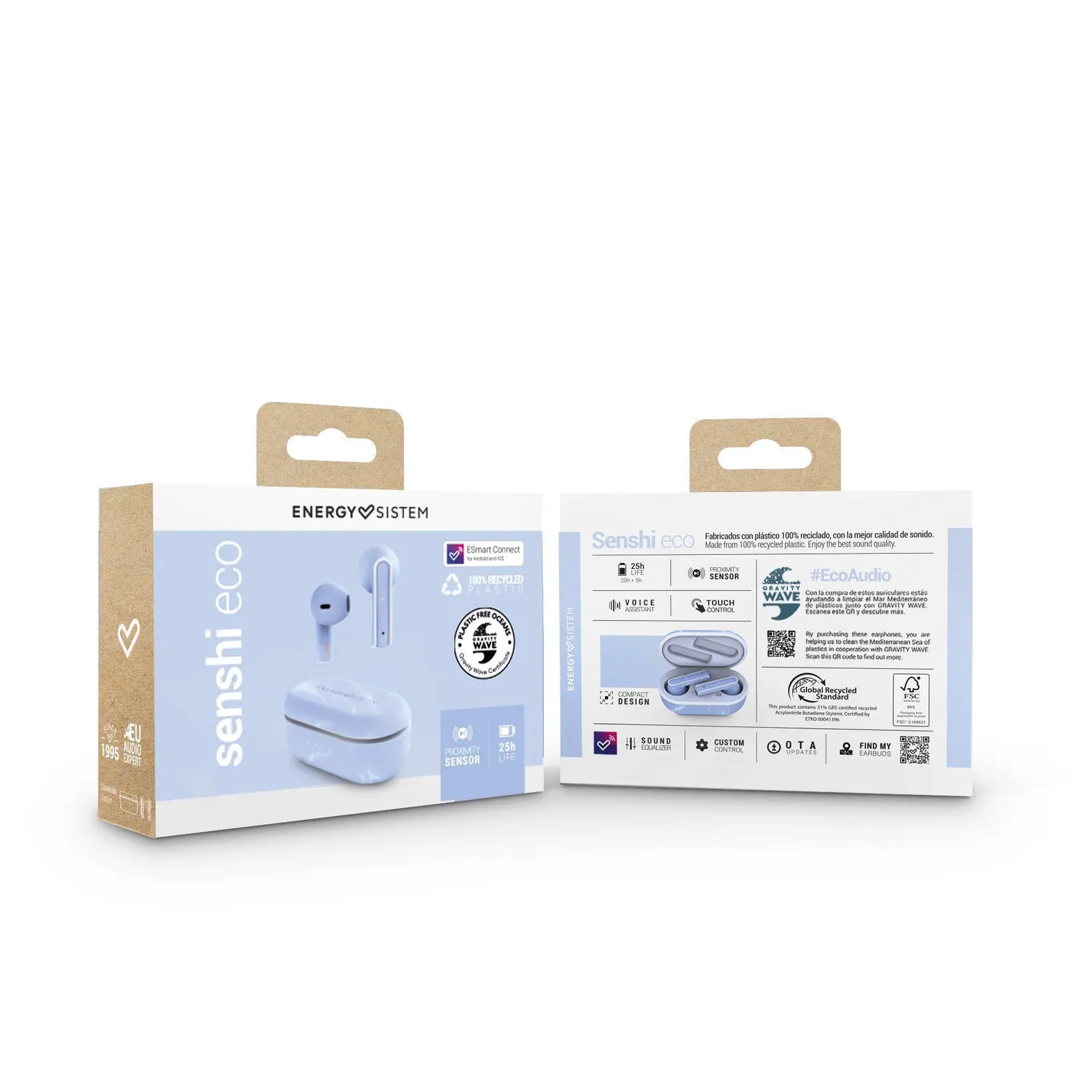Energy Sistem Senshi Eco écouteurs Mint recyclé