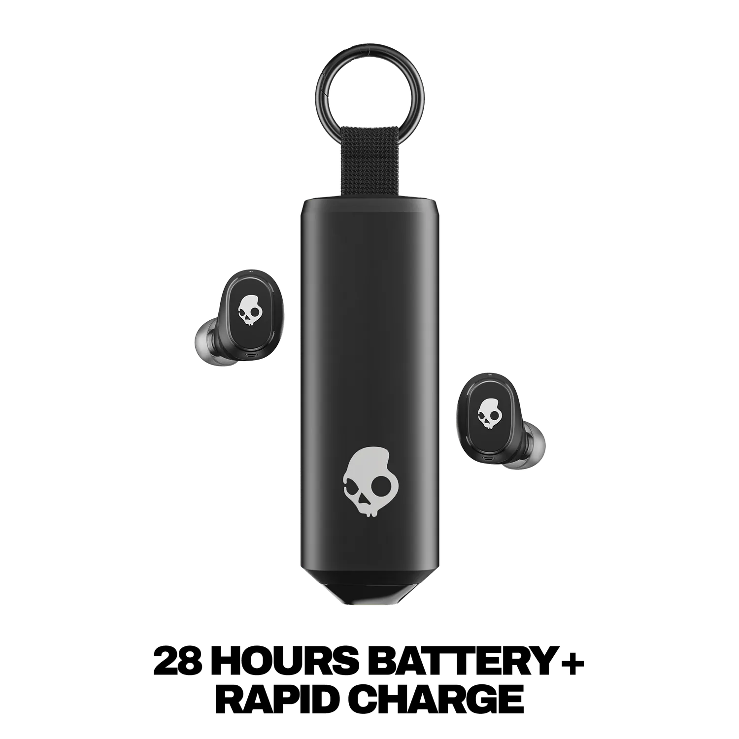 Skullcandy Dime 360 écouteurs sans fil noir clip