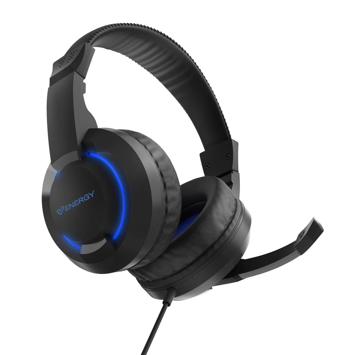 Energy Sistem Halo casque gaming noir jack LED 40 mm