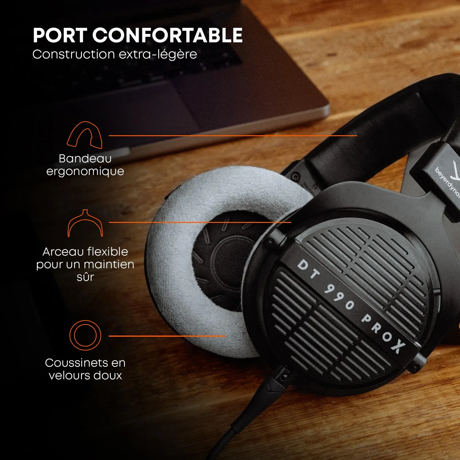 beyerdynamic DT 990 Pro X casque studio ouvert 48 ohms