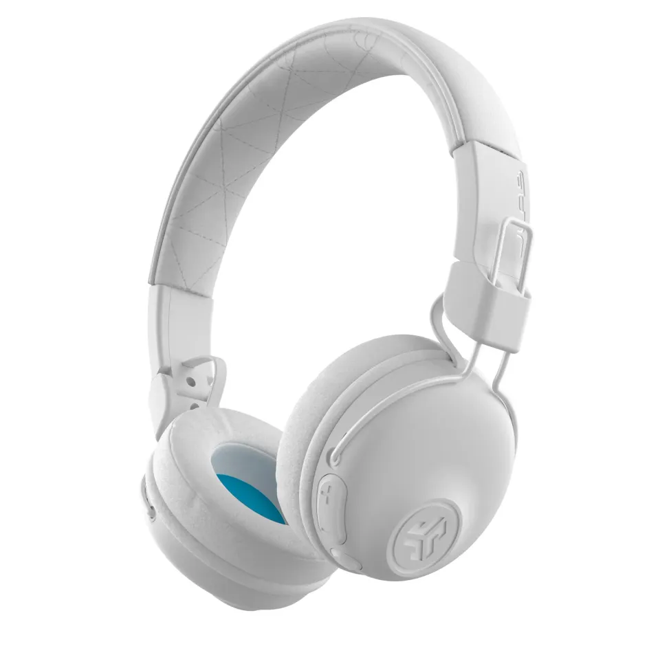 JLab Studio casque Bluetooth supra-auriculaire blanc 30h