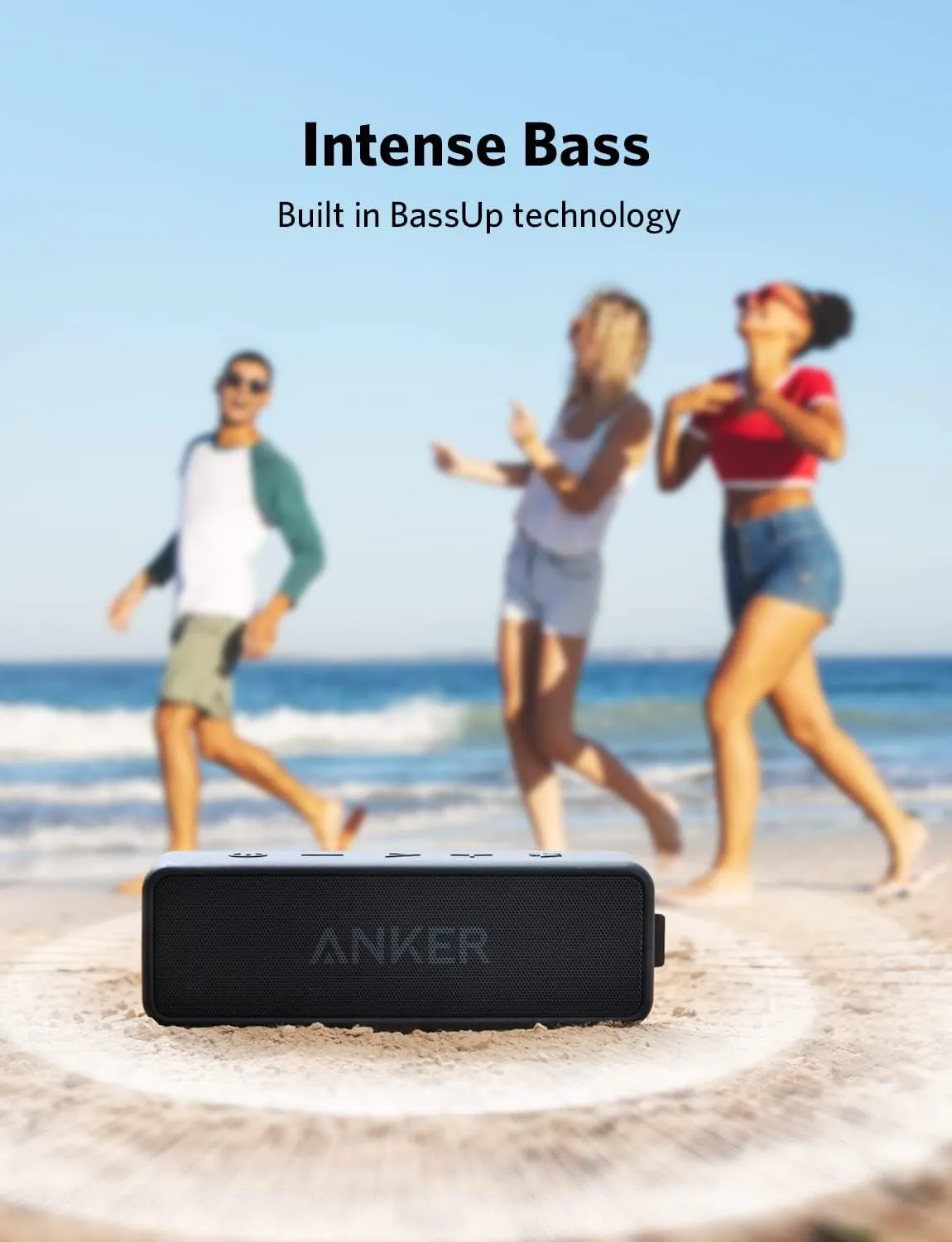 Soundcore 2 enceinte bluetooth noir 24h basses