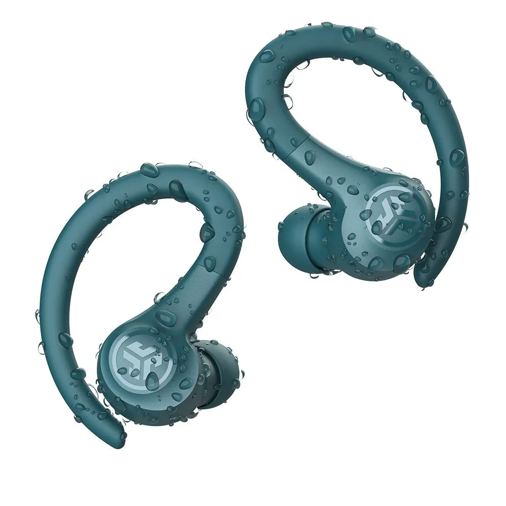 JLab GO Sport+ écouteurs sport turquoise crochet IP55