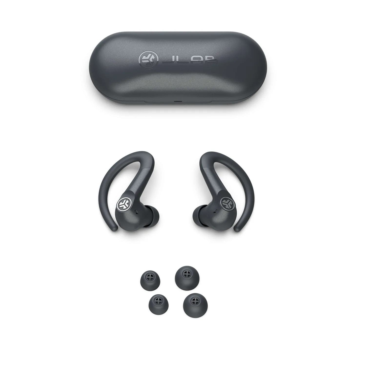 JLab GO Sport ANC Écouteurs Bluetooth Gris foncé