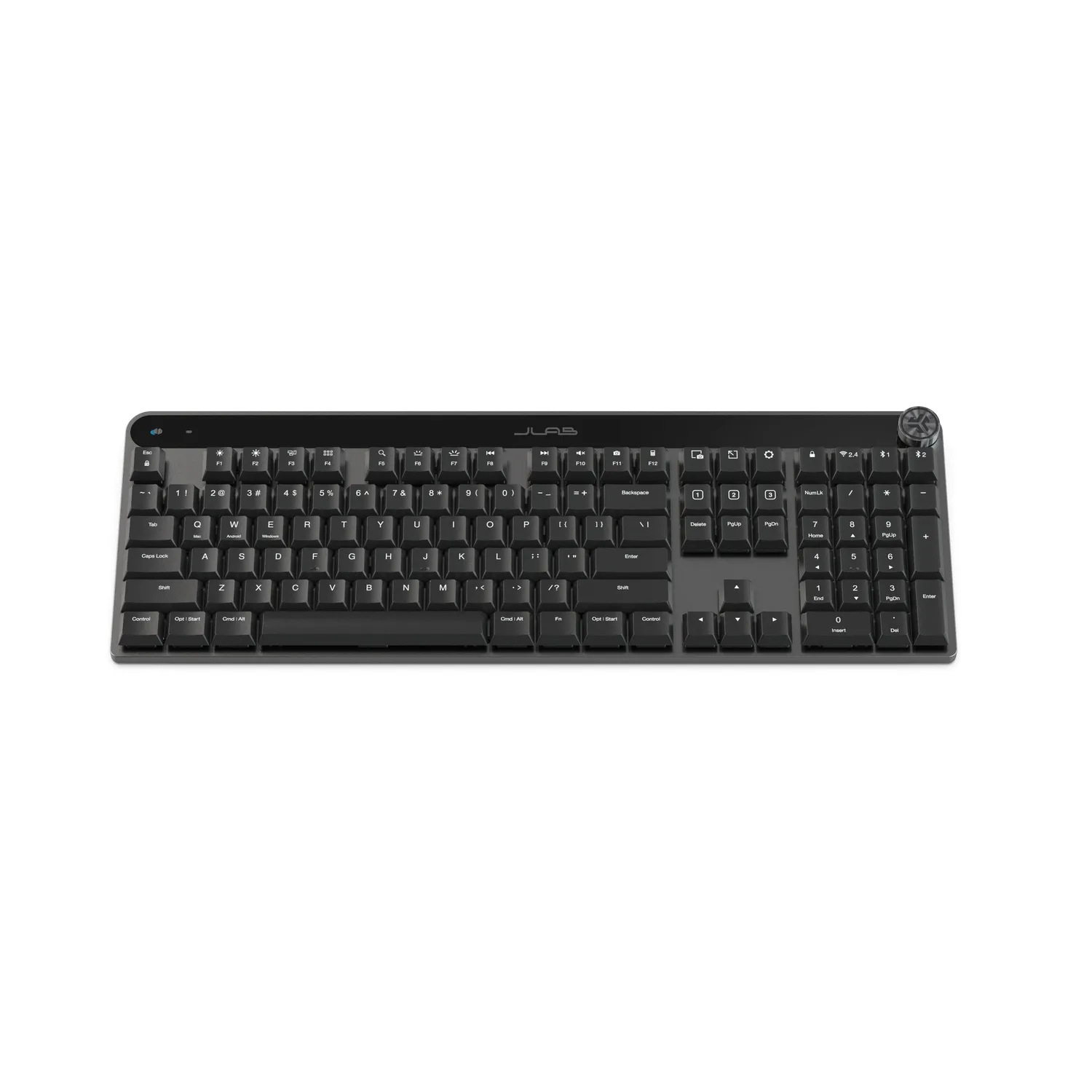 JLab Epic clavier mécanique noir sans fil 108 touches