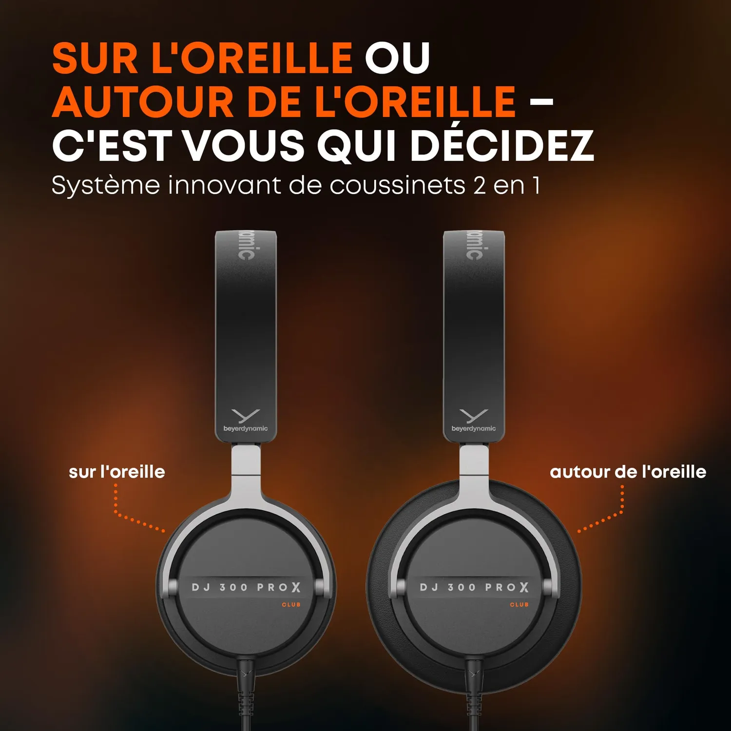 beyerdynamic DJ 300 Pro X Club casque DJ fermé