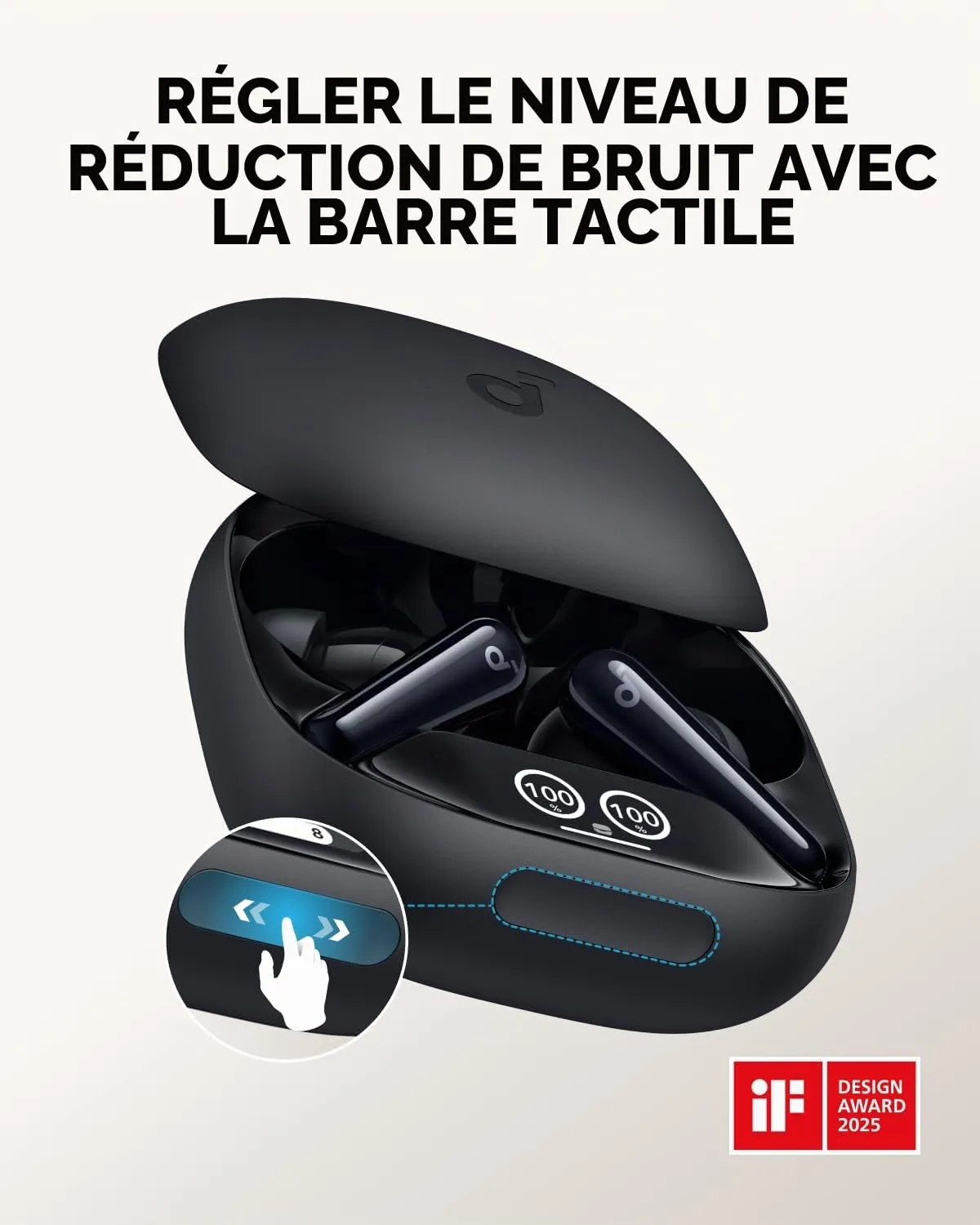 Soundcore Liberty 4 Pro écouteurs noir ANC