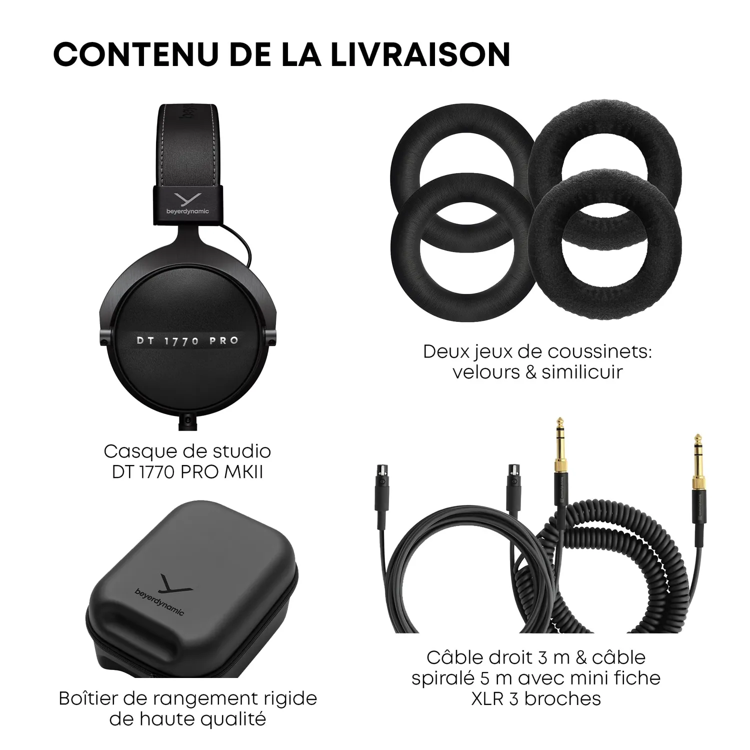 beyerdynamic DT 1770 Pro MKII casque studio fermé 30 ohms